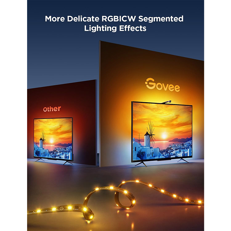 خرید لامپ هوشمند GoVee TV Backlight 3 Lite برای تلویزیون‌های 55 الی 65 اینچ